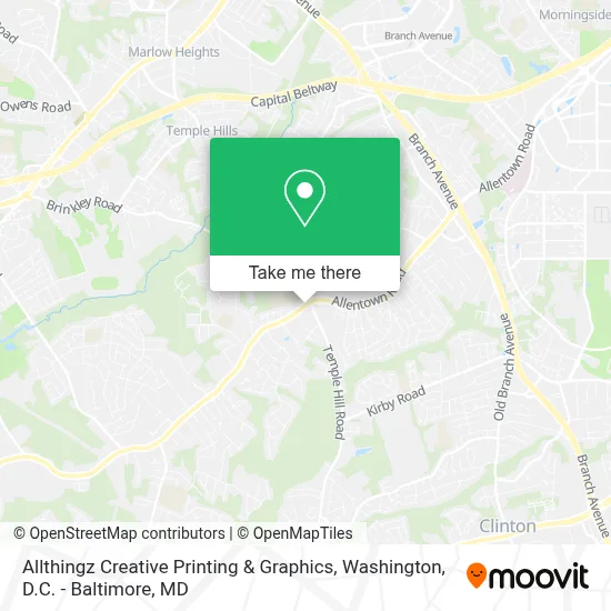 Allthingz Creative Printing & Graphics map