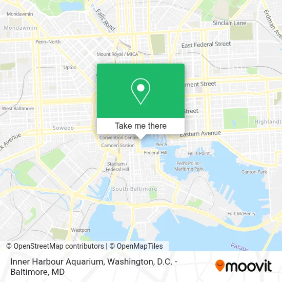 Inner Harbour Aquarium map