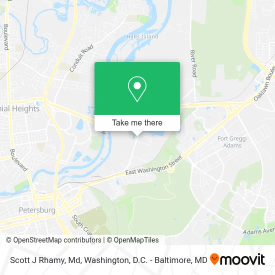 Scott J Rhamy, Md map