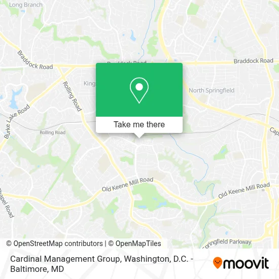 Cardinal Management Group map