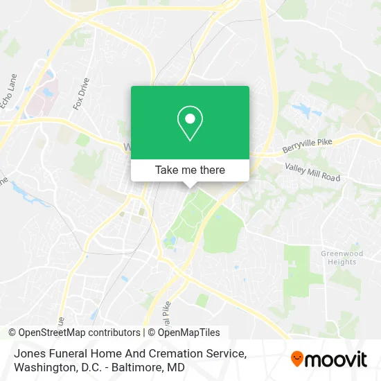 Jones Funeral Home And Cremation Service map