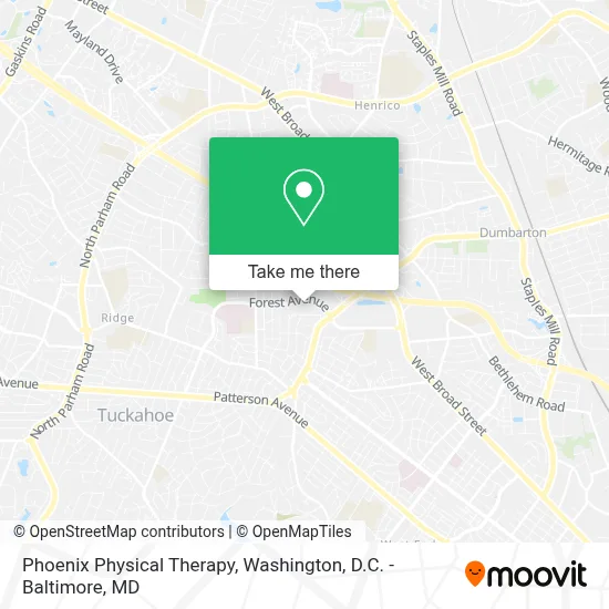 Phoenix Physical Therapy map