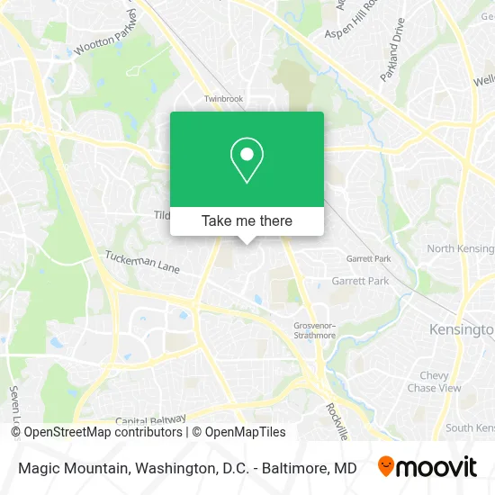 Magic Mountain map