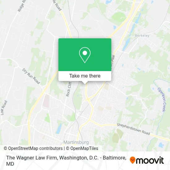 The Wagner Law Firm map