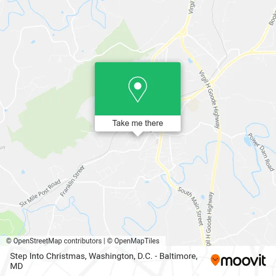 Step Into Christmas map