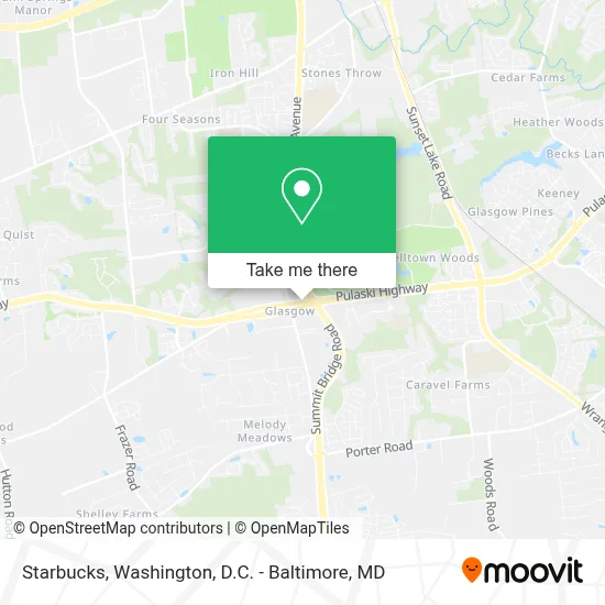 Starbucks map