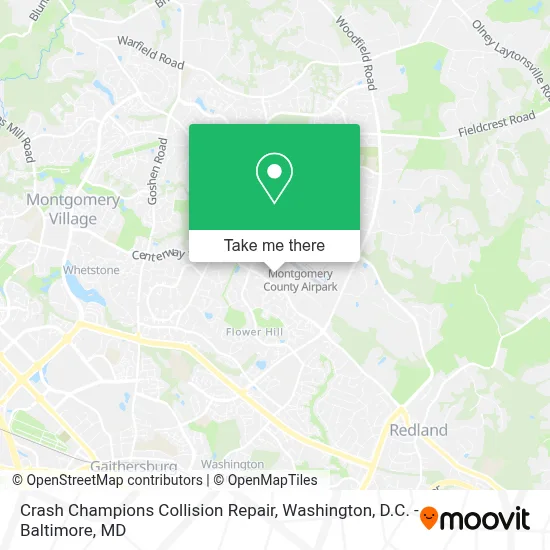 Crash Champions Collision Repair map