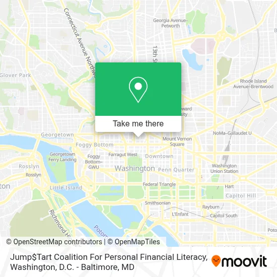 Jump$Tart Coalition For Personal Financial Literacy map