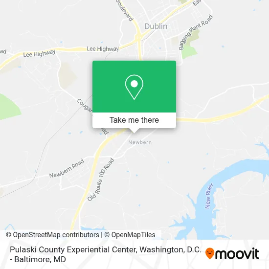 Pulaski County Experiential Center map