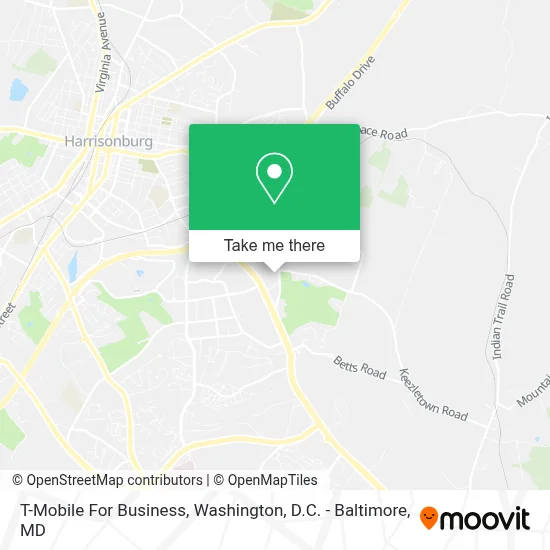 T-Mobile For Business map