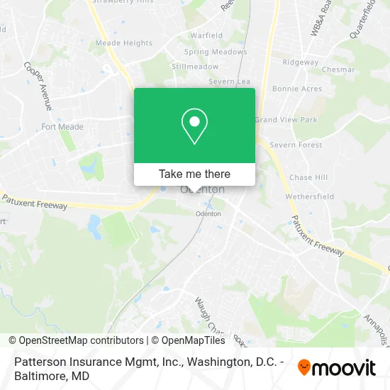 Patterson Insurance Mgmt, Inc. map