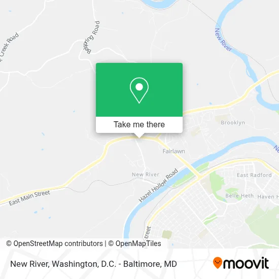New River map