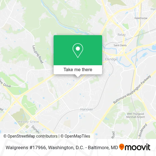 Walgreens #17966 map