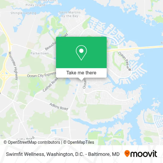 Swimfit Wellness map