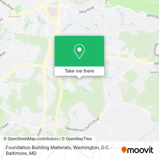 Foundation Building Materials map