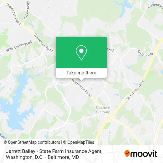 Jarrett Bailey - State Farm Insurance Agent map