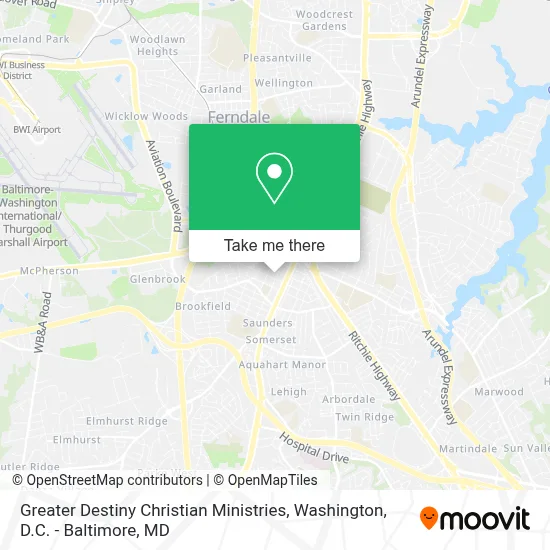 Greater Destiny Christian Ministries map
