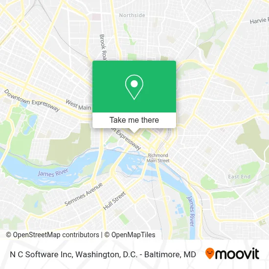 N C Software Inc map