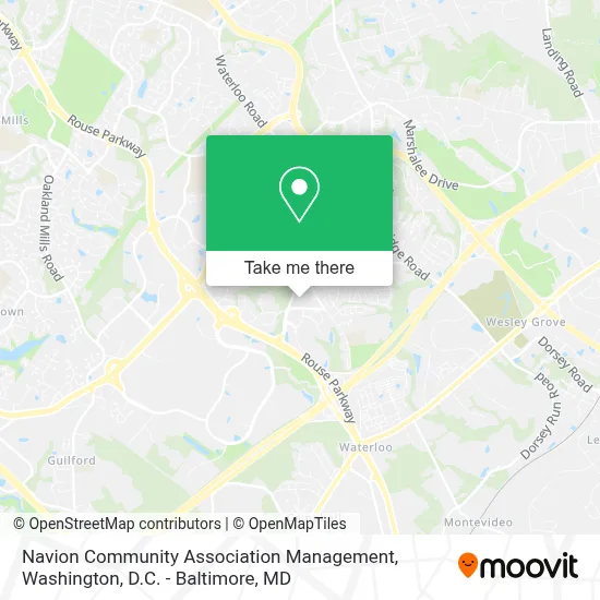 Navion Community Association Management map