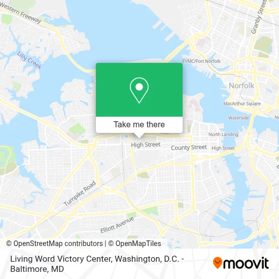 Living Word Victory Center map