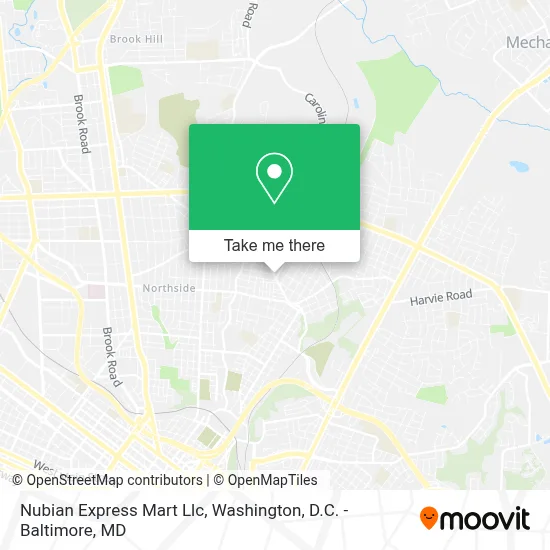 Nubian Express Mart Llc map