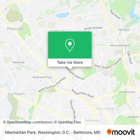 Manhattan Park map