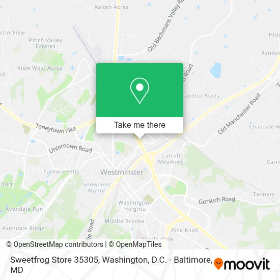 Sweetfrog Store 35305 map