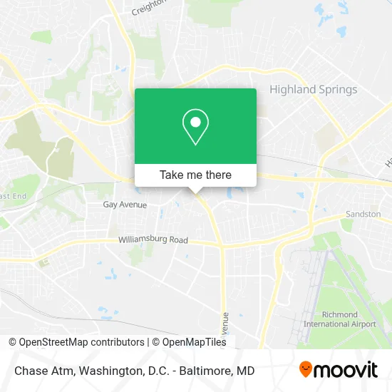 Chase Atm map
