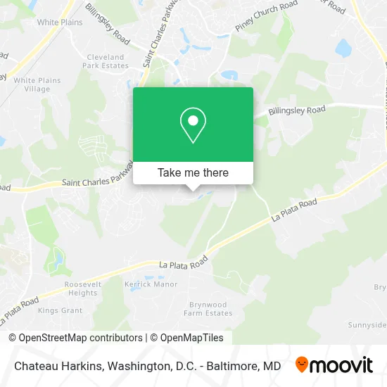 Chateau Harkins map