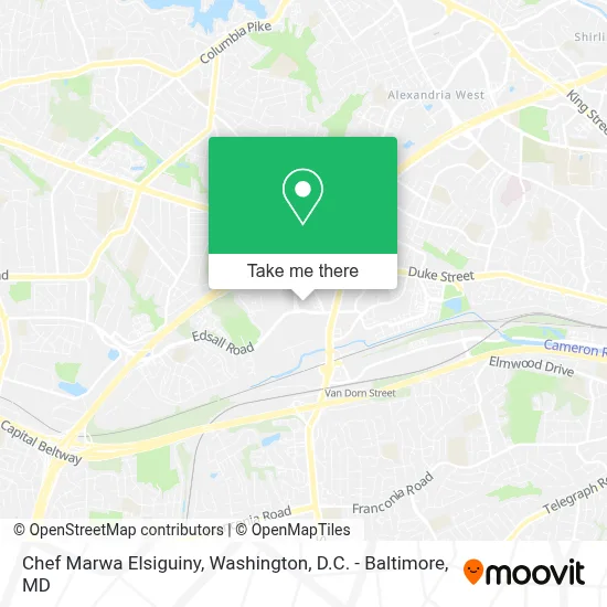 Chef Marwa Elsiguiny map