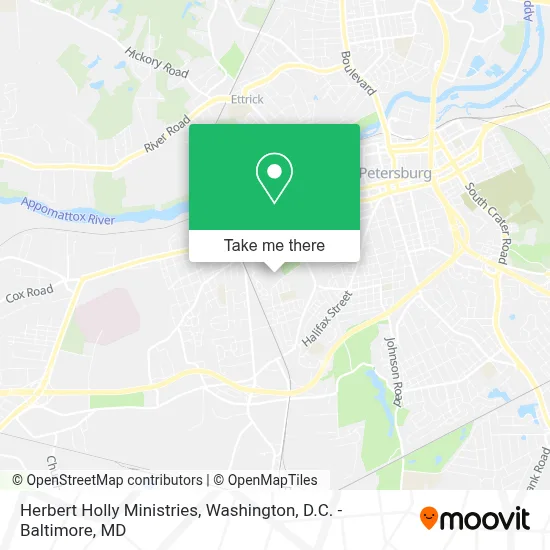 Herbert Holly Ministries map