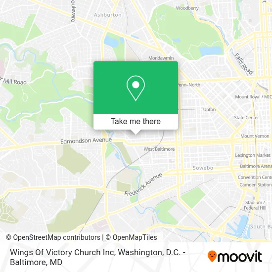 Wings Of Victory Church Inc map
