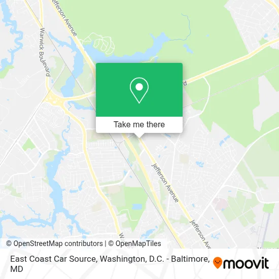 East Coast Car Source map