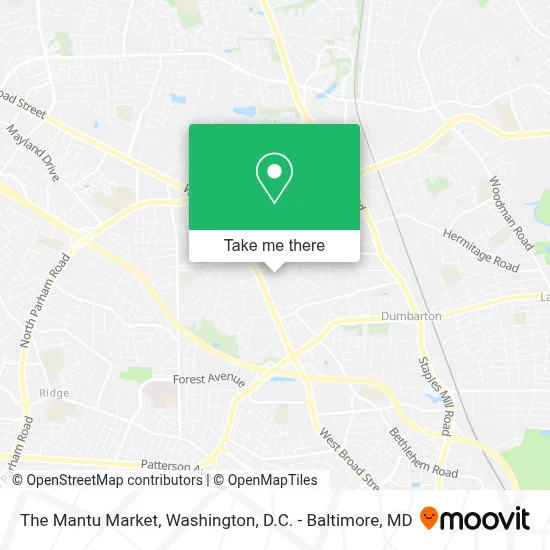 The Mantu Market map