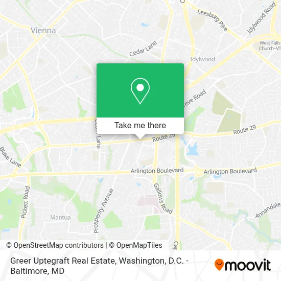 Greer Uptegraft Real Estate map