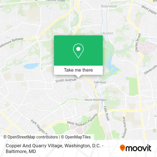 Copper And Quarry Village map