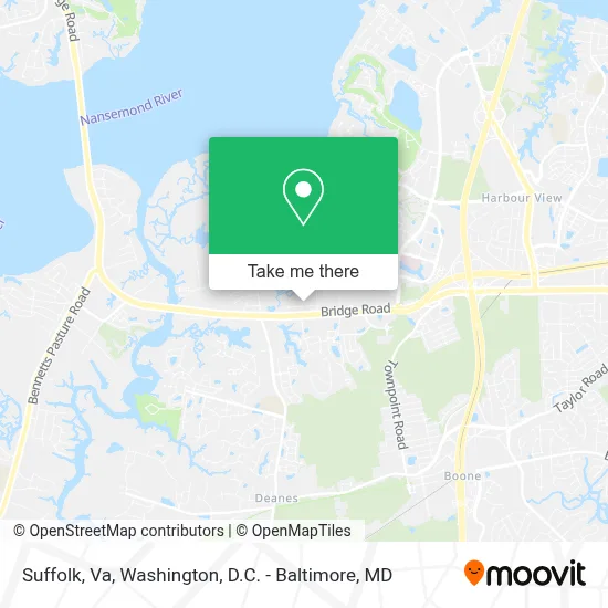 Suffolk, Va map