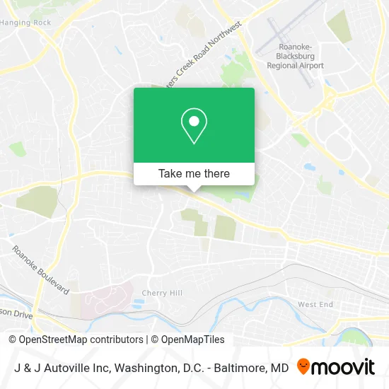 J & J Autoville Inc map