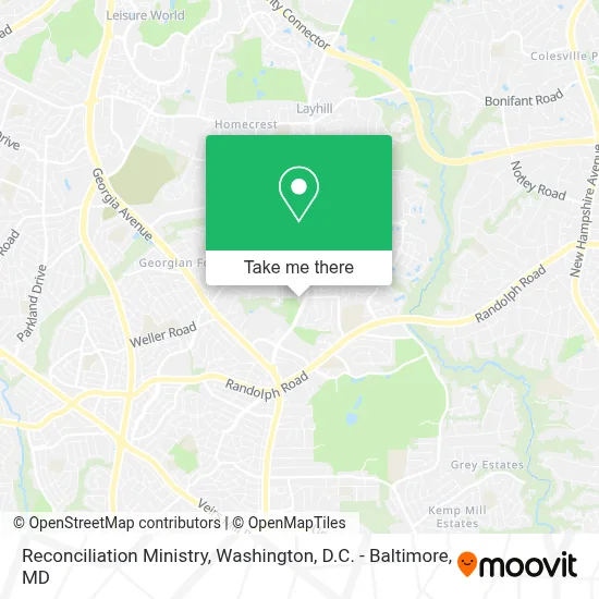 Reconciliation Ministry map