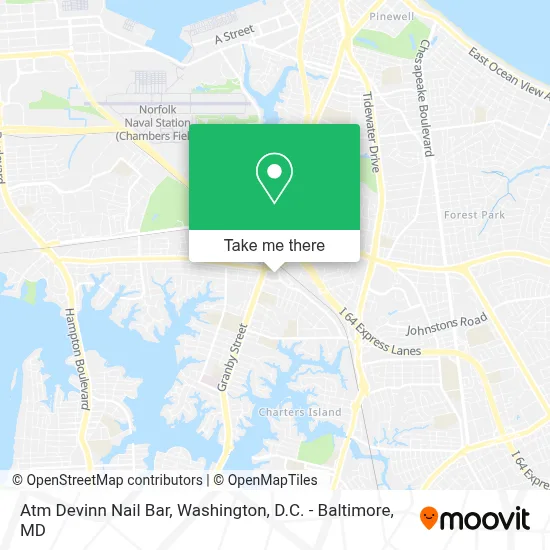 Atm Devinn Nail Bar map