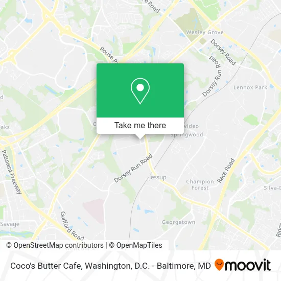 Coco's Butter Cafe map