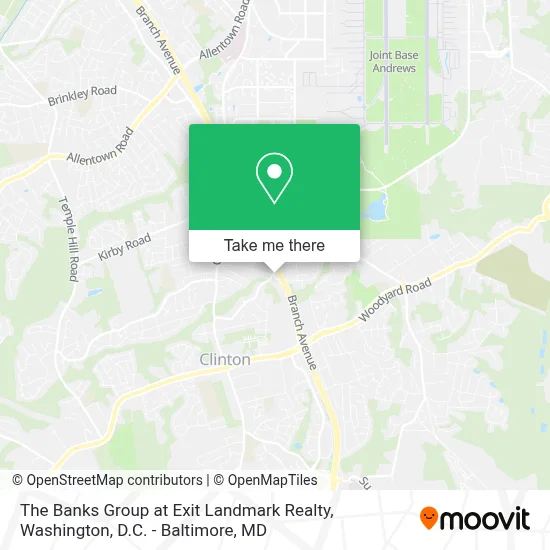 The Banks Group at Exit Landmark Realty map