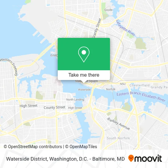 Waterside District map