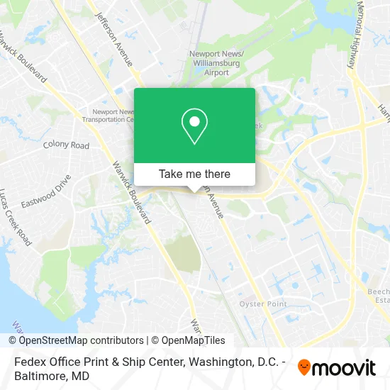 Fedex Office Print & Ship Center map