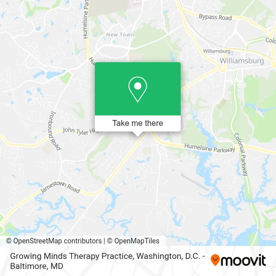 Growing Minds Therapy Practice map