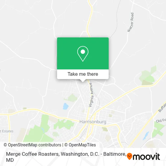Merge Coffee Roasters map