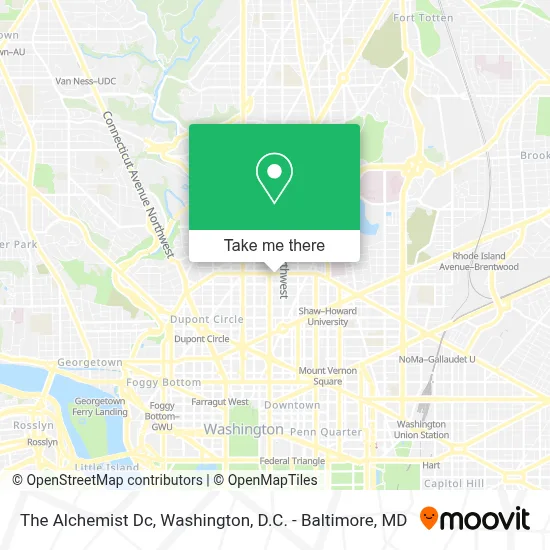 The Alchemist Dc map