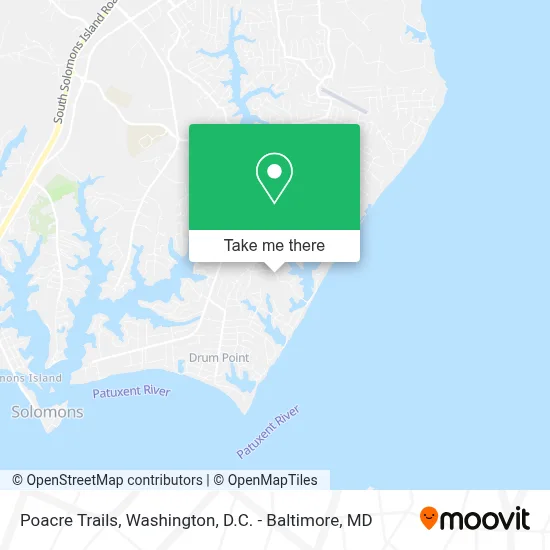 Poacre Trails map