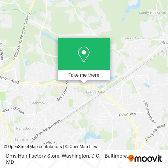 Dmv Hair Factory Store map