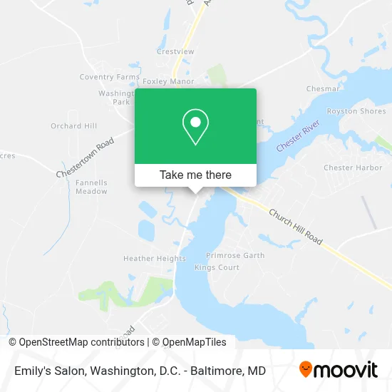 Emily's Salon map